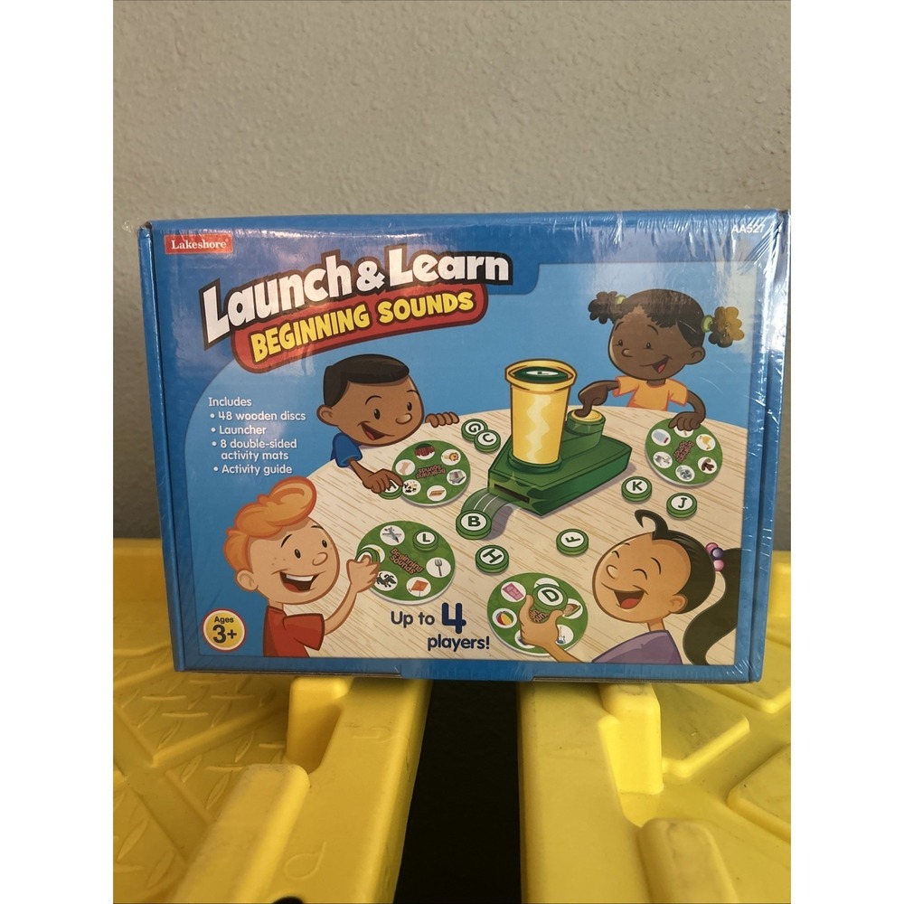 Homeschool Lakeshore Launch and Learn BEGINNING SOUNDS 3+ Up To 4 Players